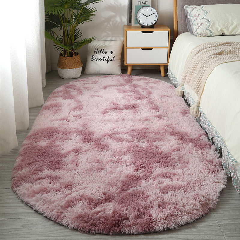 Tapis en Soie Tie-Dye pour Salon et Chambre