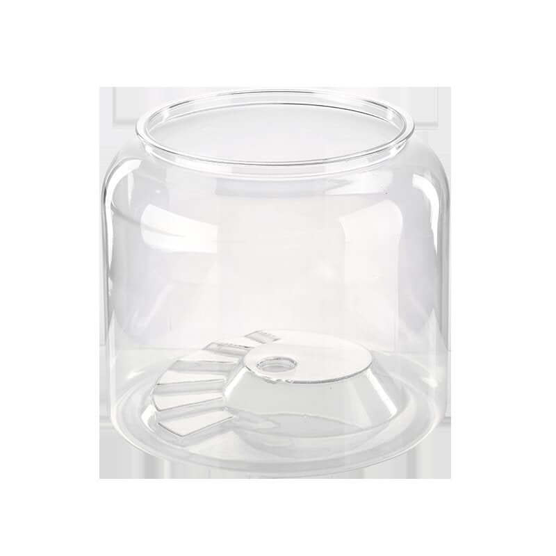 Transparent ecological aquarium for turtles, made of high-quality plastic, spacious design.
