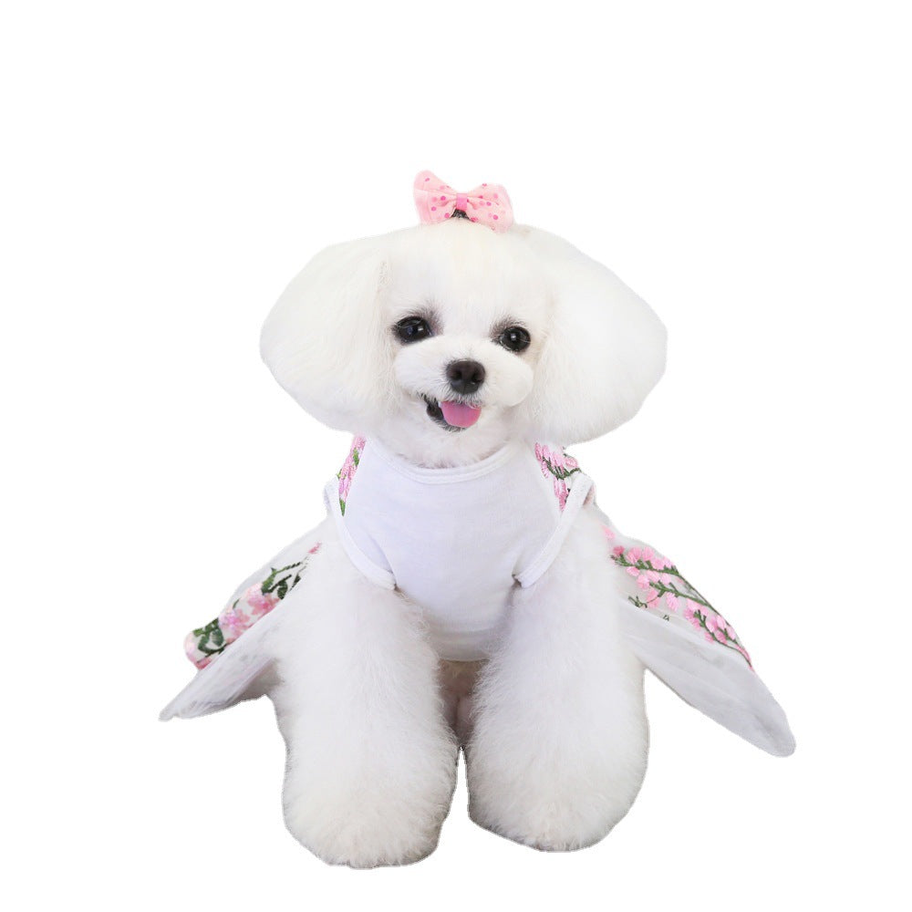 Robe de Mariage pour Chien - Jupe en Coton Multicolore
