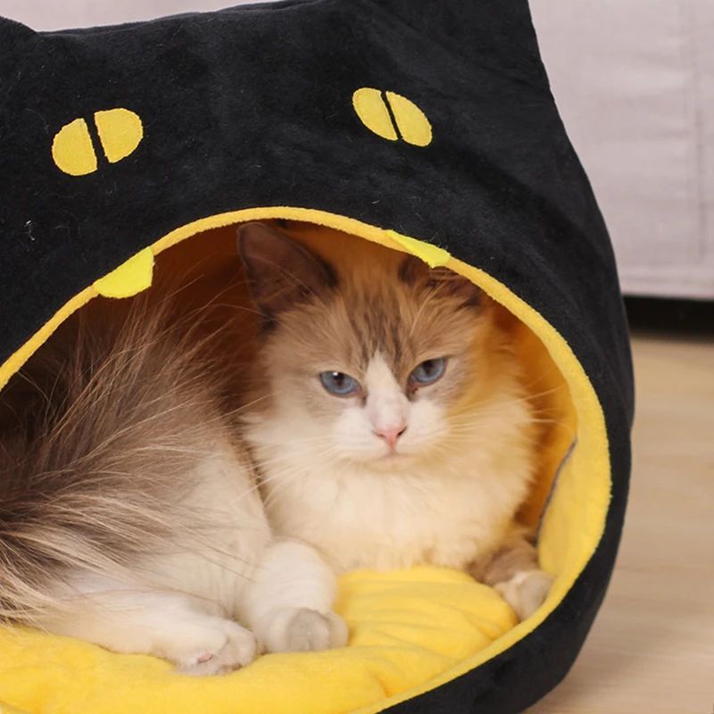 Lit Douillet en Forme de Chat pour Animaux