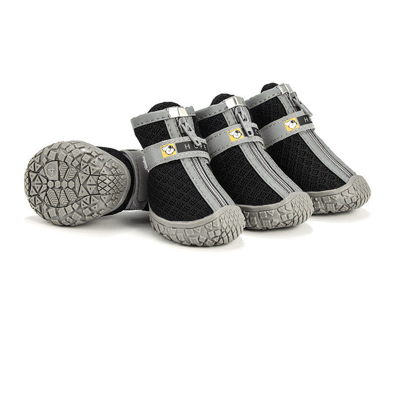 Chaussures pour chiens Bichon Pomeranien Corgi en rubber, confort optimal et sécurité pour pattes d'animaux.