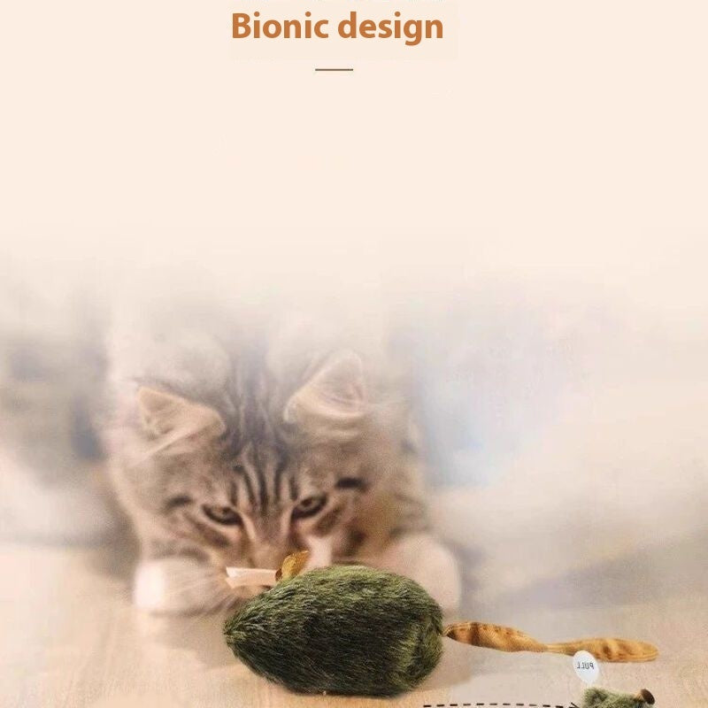 Jouet en Peluche Souris avec Son pour Chats