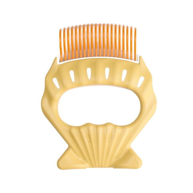 Brosse de Toilettage en Forme de Coquillage pour Animaux