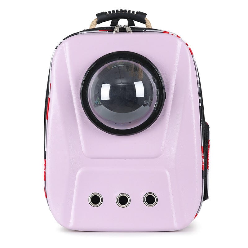 Sac à dos portable pour chats en EVA, grande capacité et design tendance, idéal pour sorties et voyages.