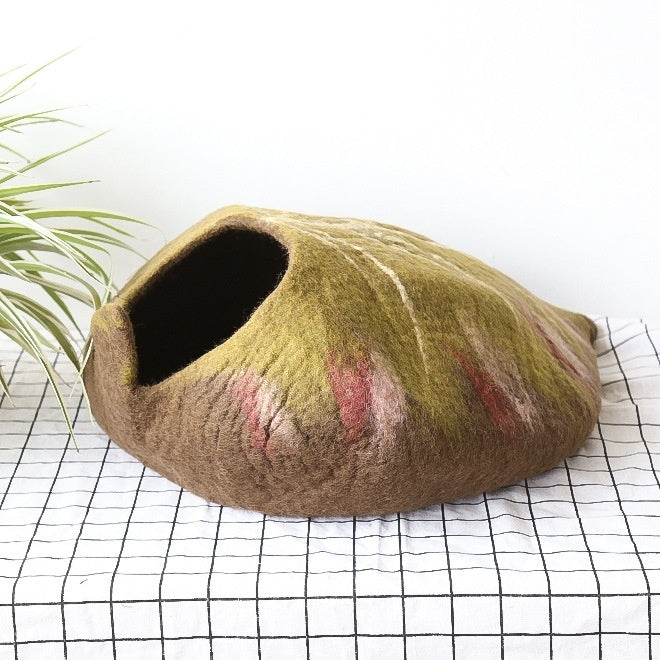 Maison en Feutre pour Chat en Laine