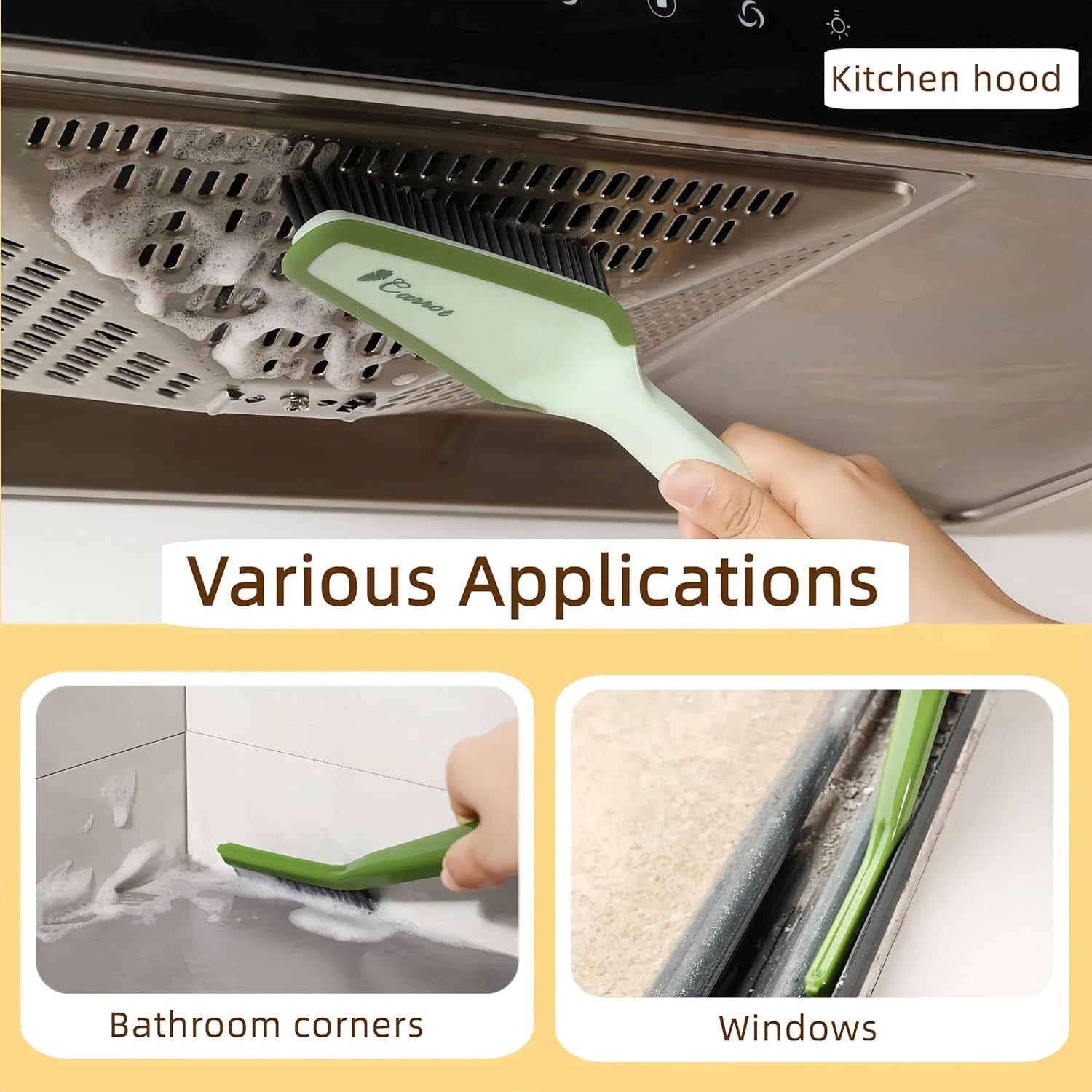 Brosse de Nettoyage Multifonction 3 en 1 pour Animaux
