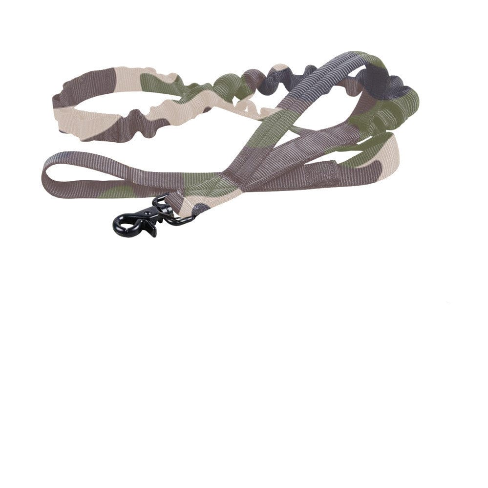 Collier et laisse tactique pour chiens en nylon militaire, réglable et durable, parfait pour les aventures en plein air.