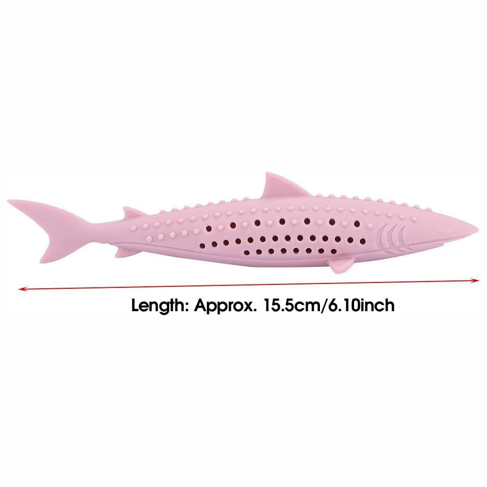 Jouet Interactif en Silicone en Forme de Poisson pour Chat