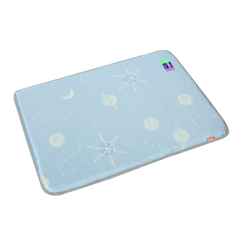 Matelas Été Imperméable pour Chien - Bleu Sable