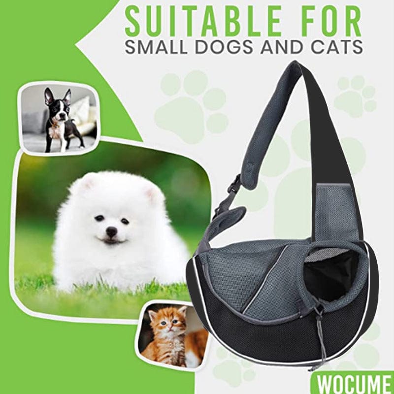 Sac à dos portable pour petits chiens et chats, confort et respirabilité pour vos animaux de compagnie.