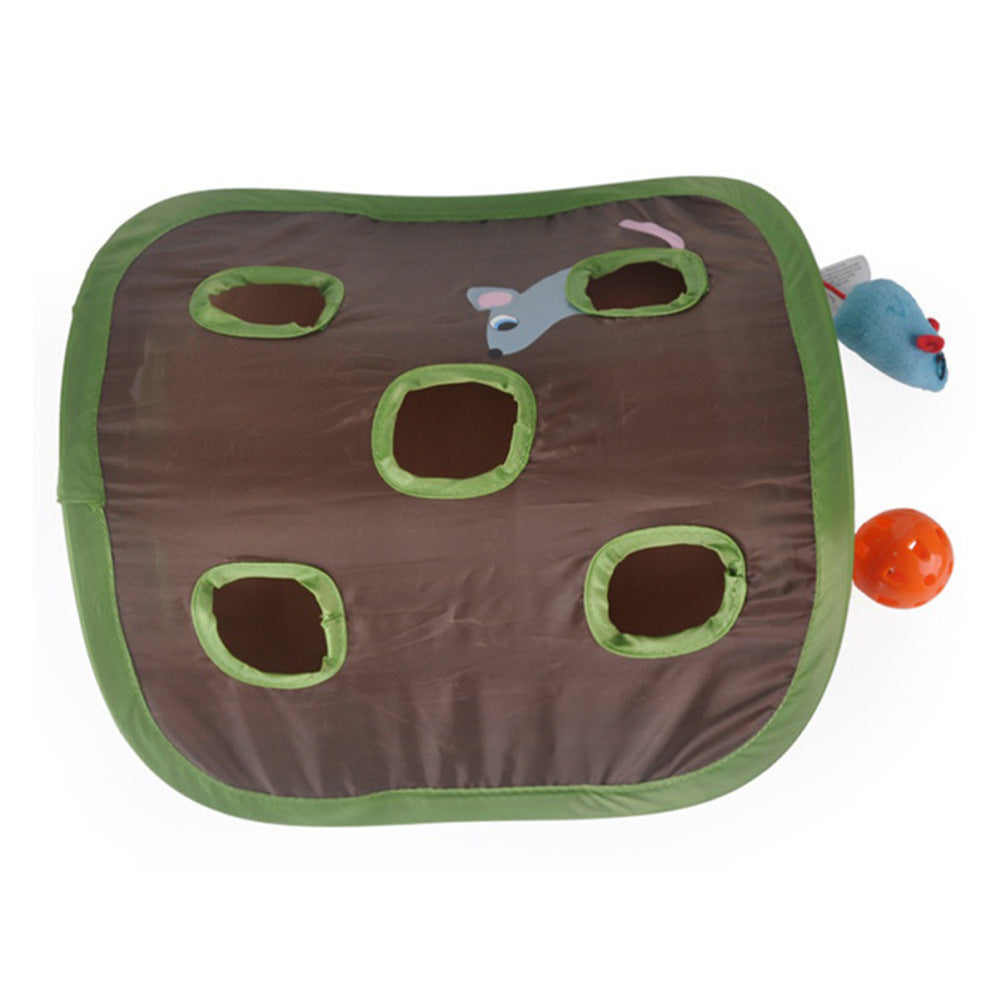 Jouet Interactif pour Chat - Tunnels de Cache-Cache à 9 Trous