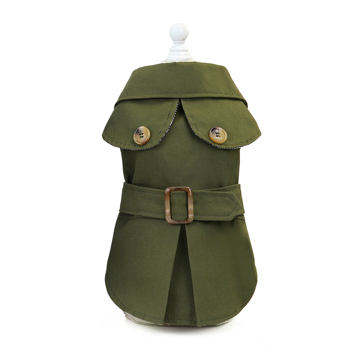Veste coupe-vent trois couleurs pour chien en coton biologique, idéale pour l'automne et l'hiver.