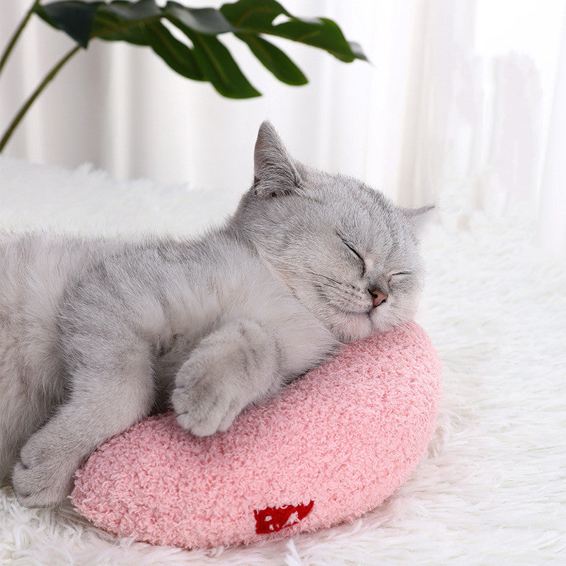 Coussin U en Forme de Jouet pour Chat - Confort Optimal