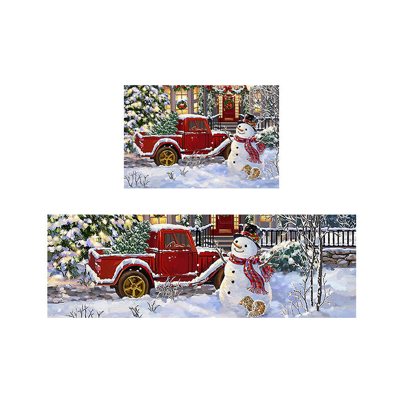 Tapis de Porte Décoratif de Noël