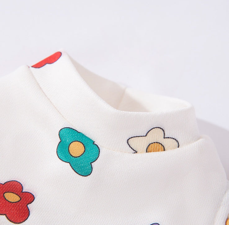 Robe Imprimée Fleurs Légère pour Chien