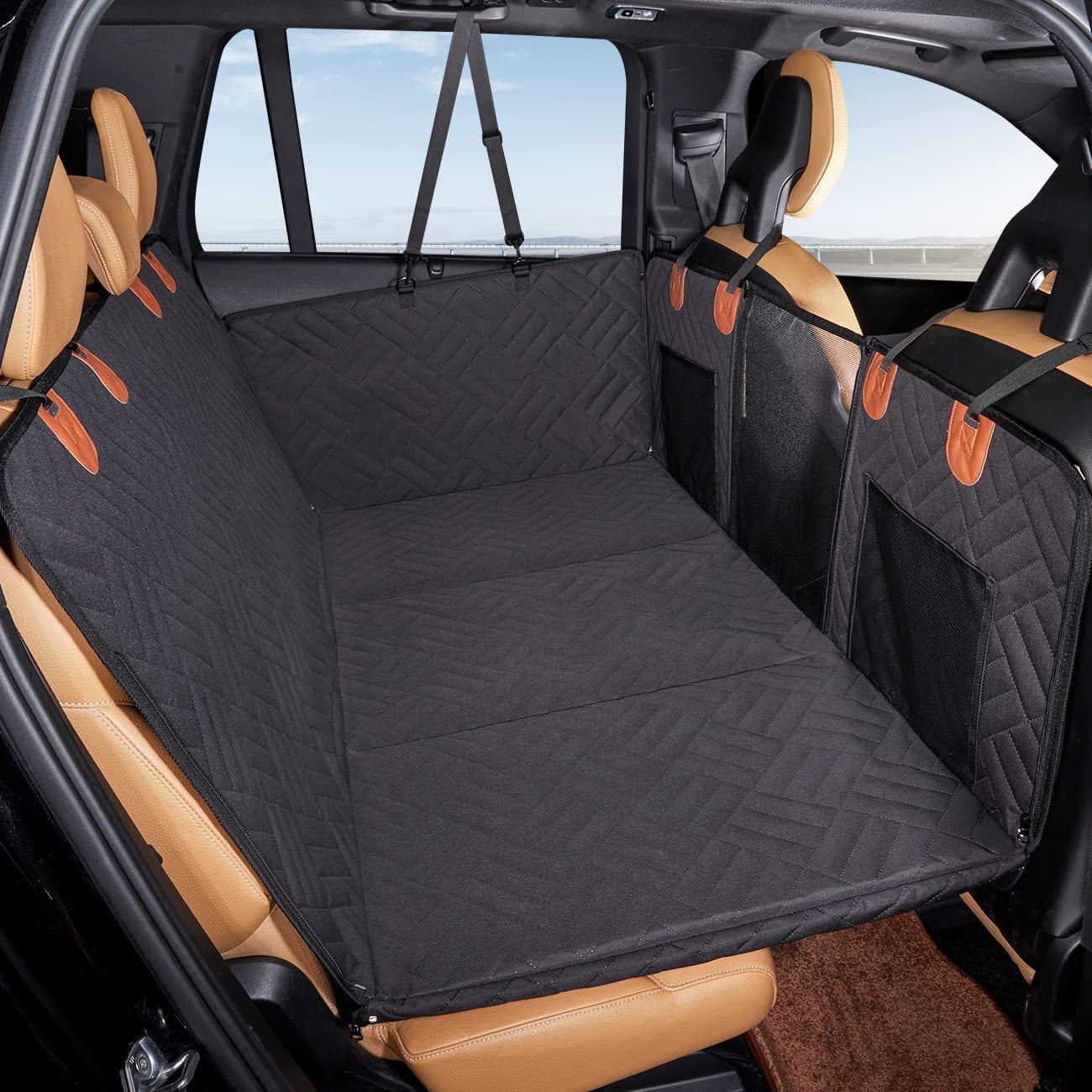 Lit de voiture pour chien imperméable et résistant