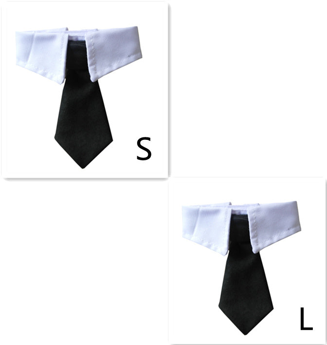Nœud papillon pour chiens de tailles S et L, élégant en coton pour toutes les occasions.