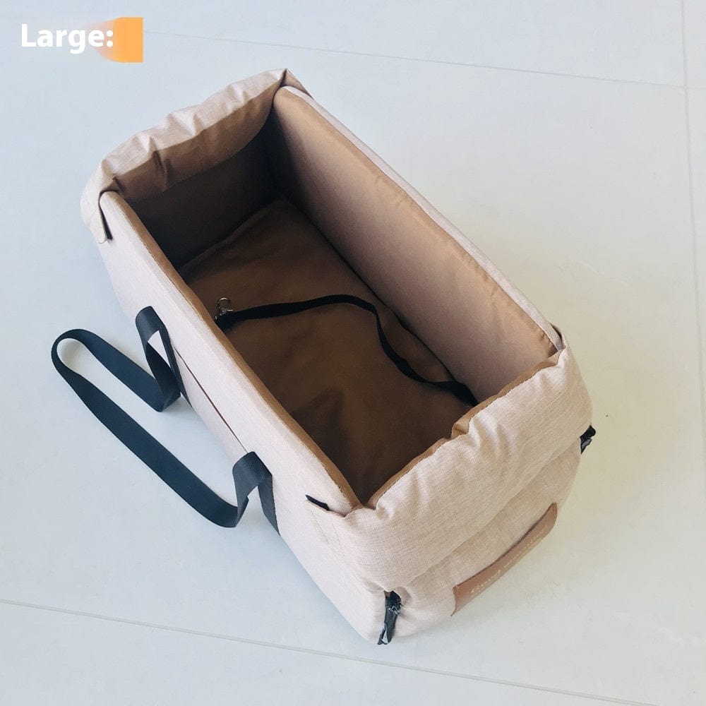 Sac à dos pliable pour animaux de compagnie, grande taille, intérieur spacieux et confortable en Oxford.