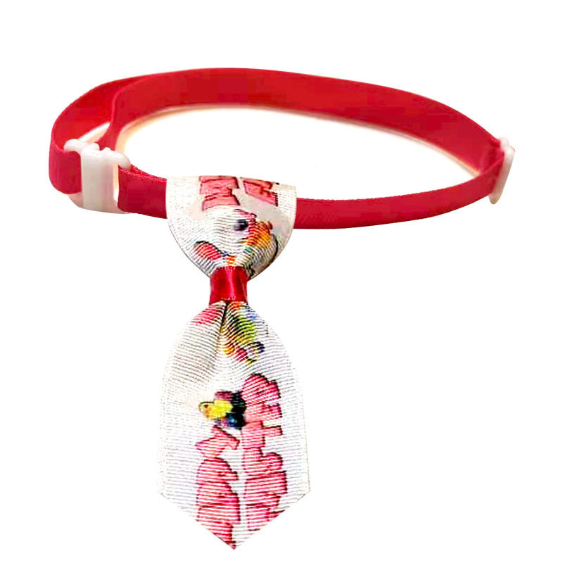 Set de nœud papillon de Pâques pour animaux, élégant et coloré, parfait pour les célébrations festives.
