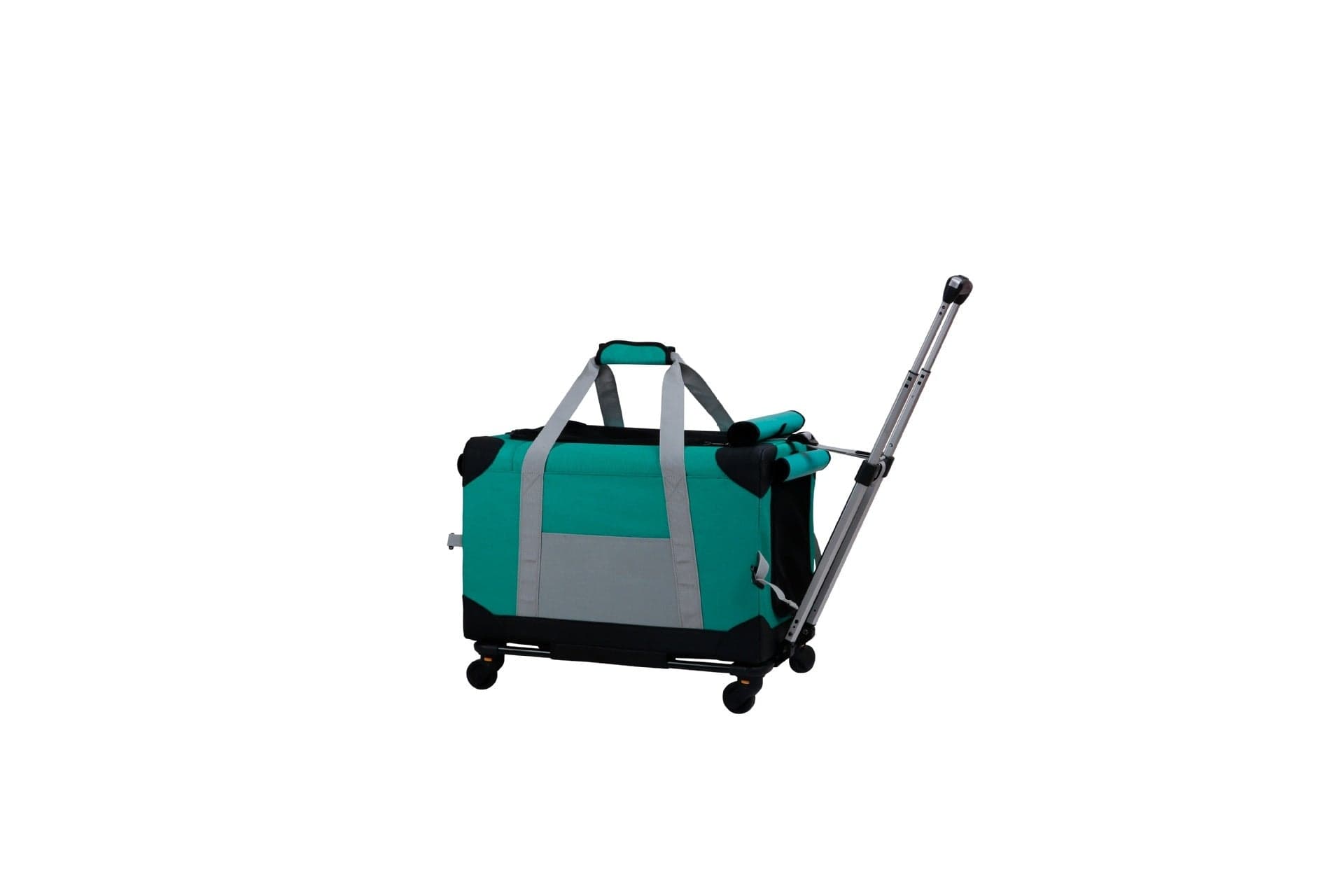 Sac de transport pour animaux avec roues, léger et confortable, idéal pour voyager avec votre compagnon.