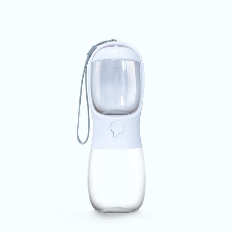 Gobelet d'eau dual-use pour animaux de compagnie, pratique et léger, idéal pour l'hydratation lors des déplacements.
