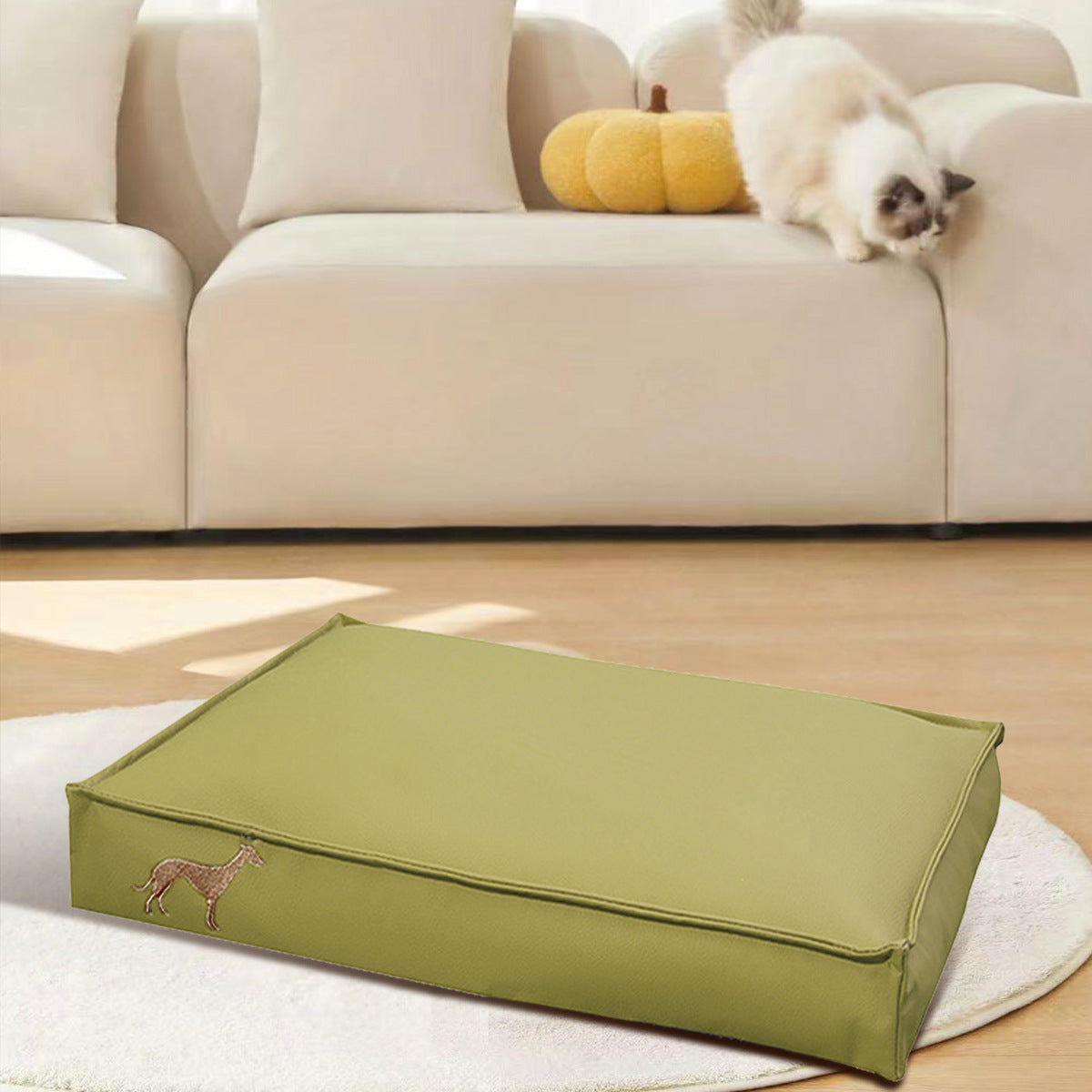 Tapis pour Chat Étanche, Amovible et Lavable