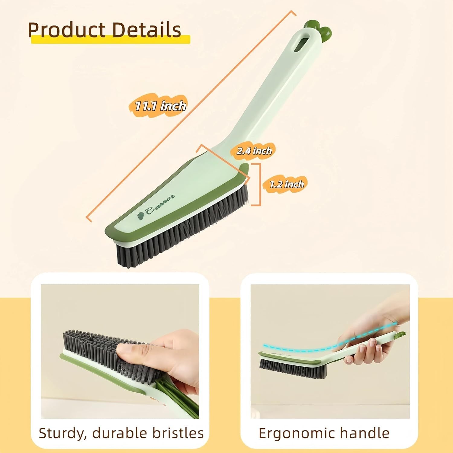 Brosse de Nettoyage Multifonction 3 en 1 pour Animaux