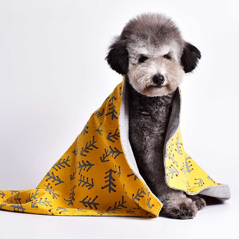 Couverture en Coton Doublée pour Animaux