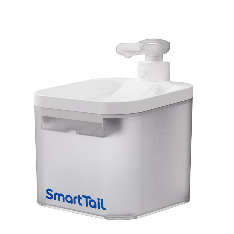 Distributeur d'eau intelligent sans fil pour chats SmartTail, design moderne et élégant, capacité 2.2L.