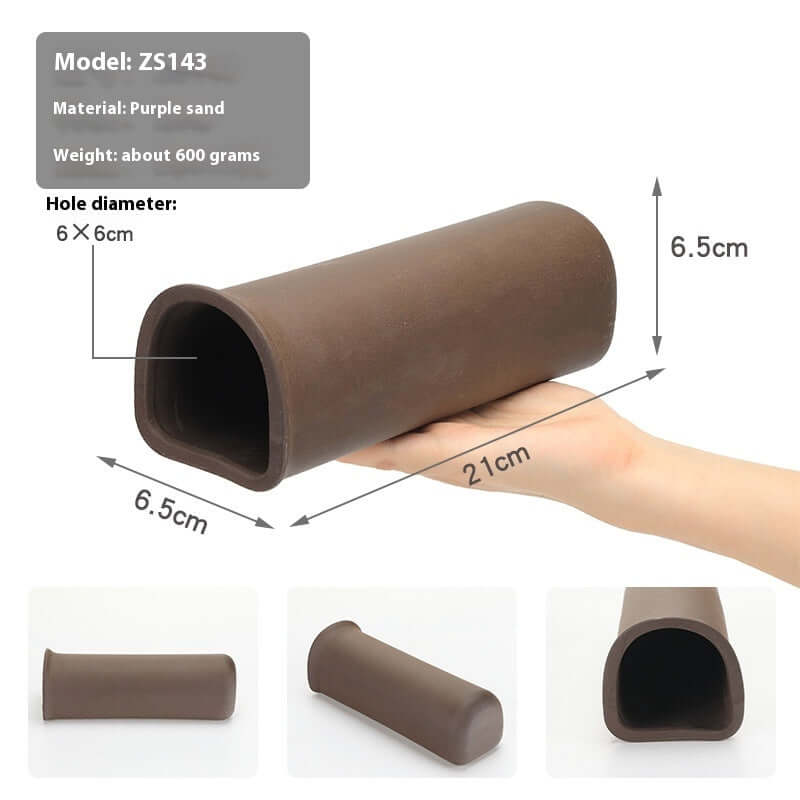 Carrelage décoratif en sable violet pour aquariums, dimensions et caractéristiques en image.