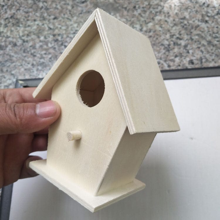 Ornements de Nids d'Oiseaux en Bois Créatifs