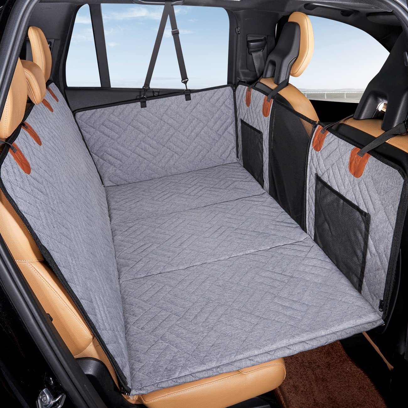 Lit de voiture pour chien imperméable et résistant