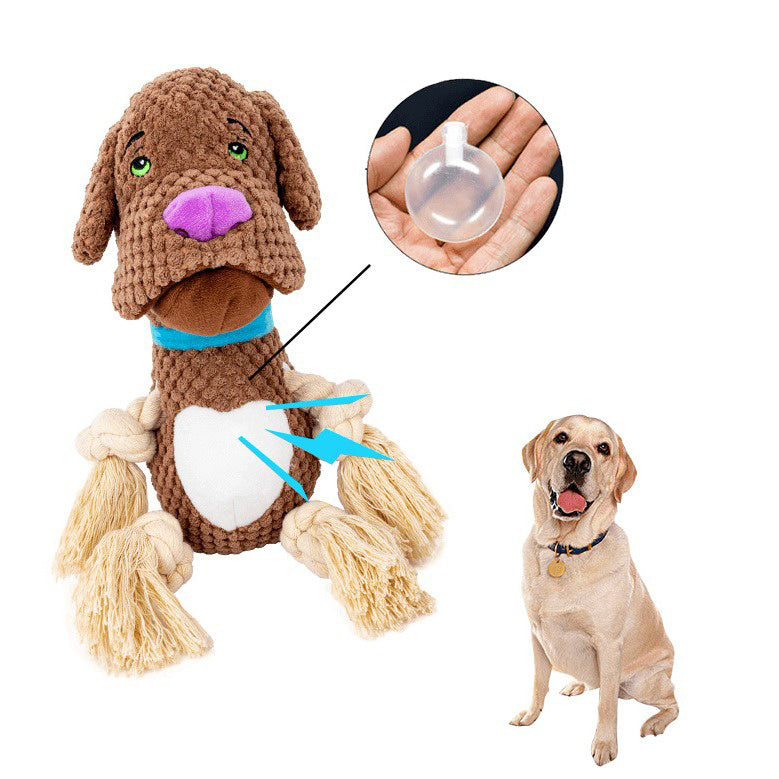 Jouet en Peluche pour Chien en Forme de Coquillage avec Squeaker