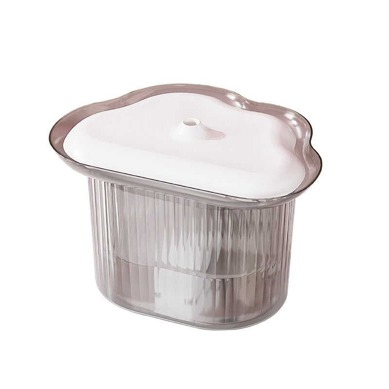 Distributeur d'eau automatique intelligent pour animaux avec filtration, design élégant et capacité optimale.