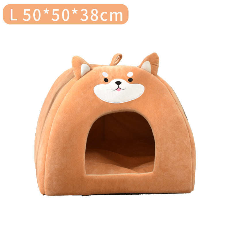 Lit pour animaux de compagnie chaud automnal et hivernal