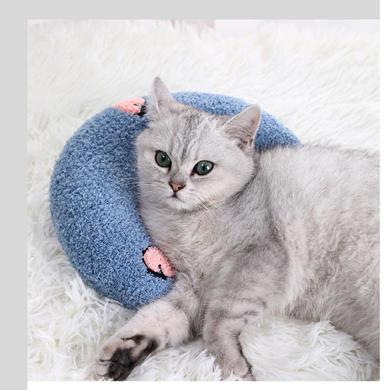 Coussin U en Forme de Jouet pour Chat - Confort Optimal