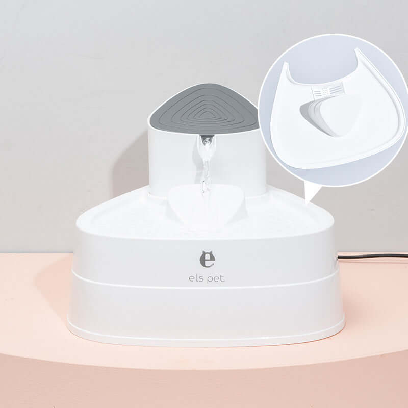 Distributeur d'Eau Électrique pour Animaux avec Filtre Circulant, source d'eau fraîche et propre.