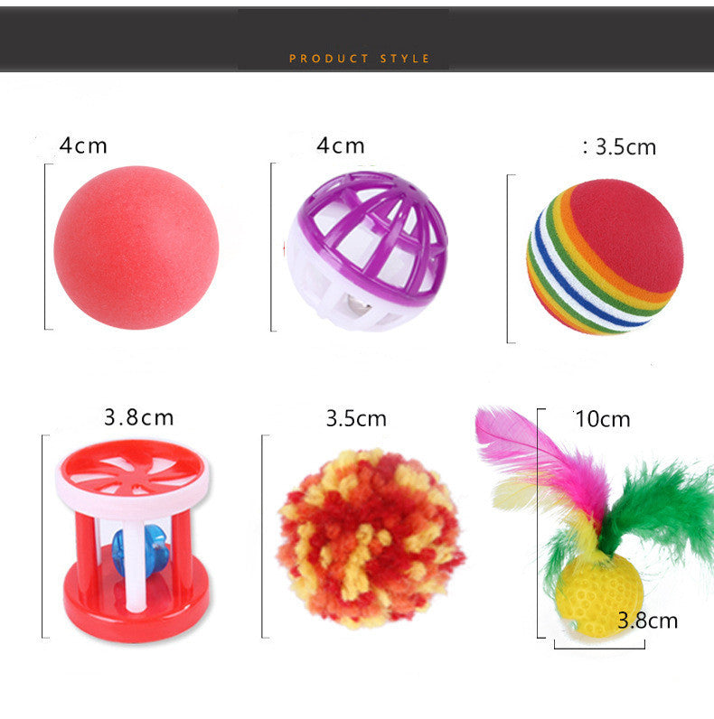 Ensemble de Jouets pour Chats Amusants avec Tunnel