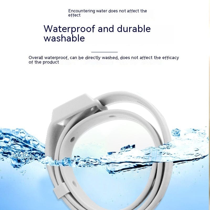 Collier anti-moustiques pour animaux, résistant à l'eau et lavable, conçu pour un usage extérieur efficace.