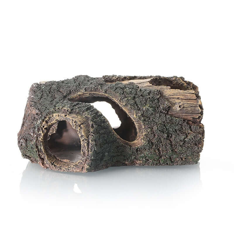 Décor en résine en forme de bois pour aquarium, ajoutant une touche naturelle à votre paysage aquatique.