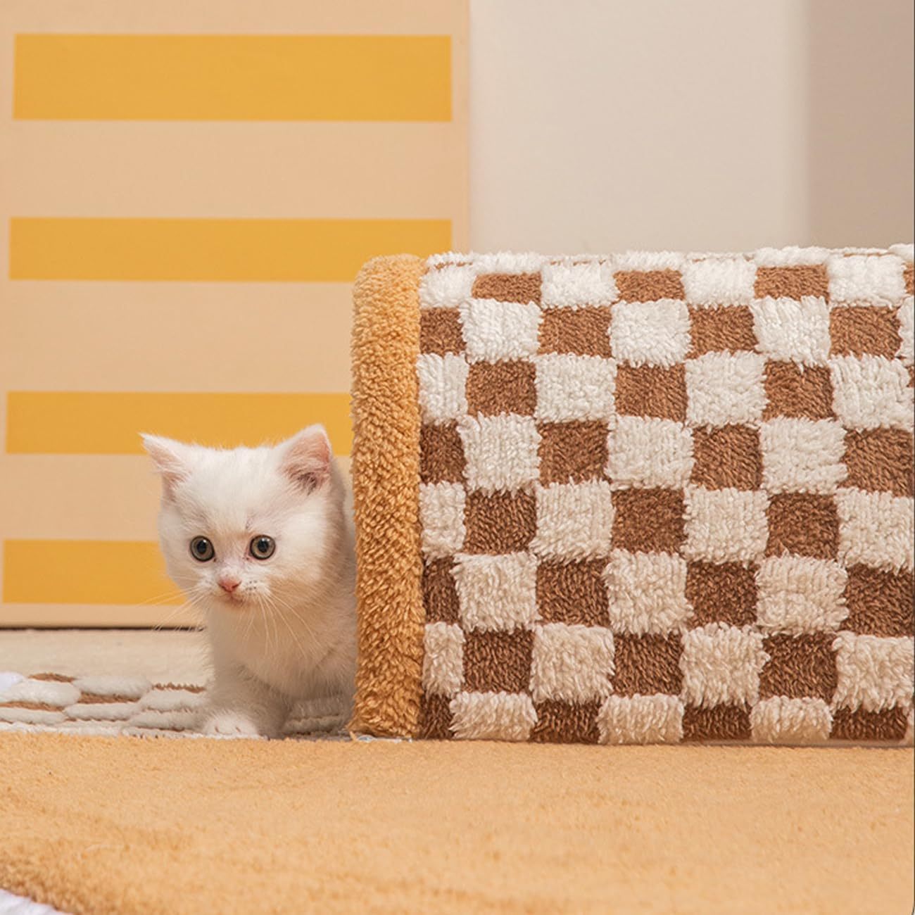 Lit Tunnel 2 en 1 pour Chiens et Chats en Peluche