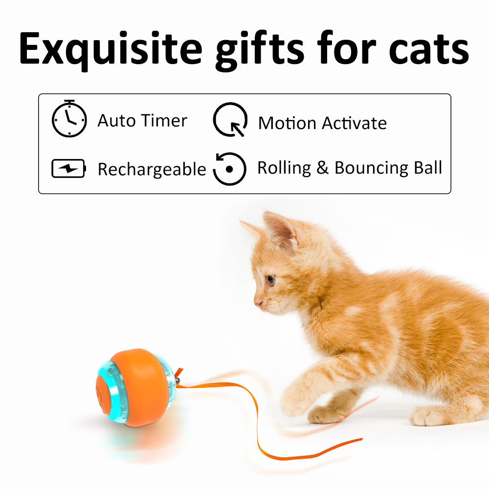 Boule de Jouet Électrique Interactive pour Chats