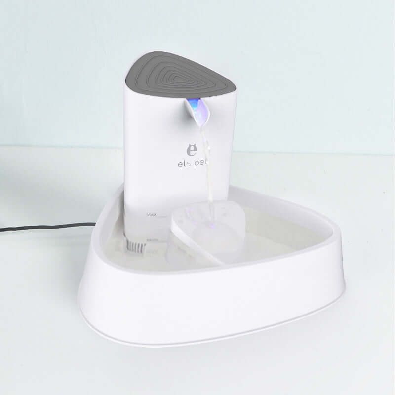 Distributeur d'eau électrique pour animaux avec filtre circulant, source d'eau propre pour chiens et chats.