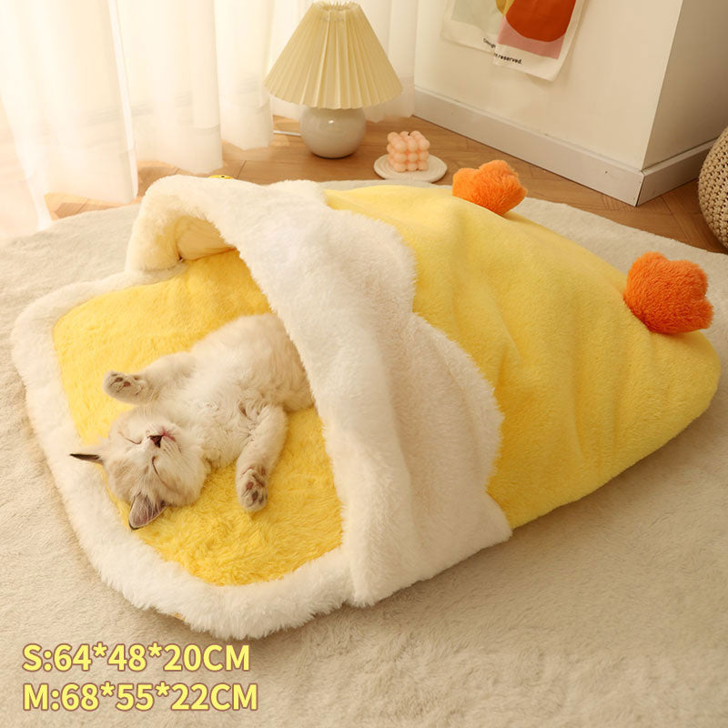 Tapis de sommeil chaud pour chat - Confort toutes saisons