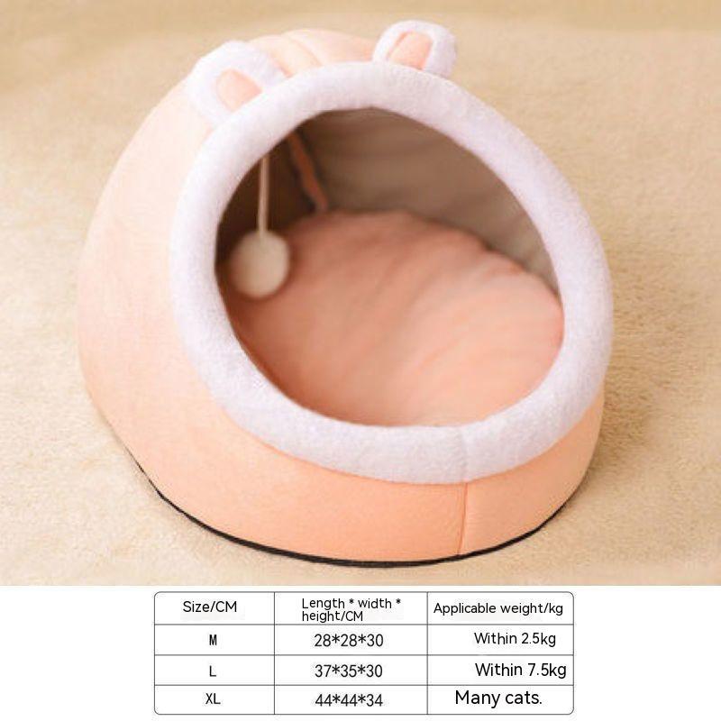 Maison Semi-enfermée Universelle pour Chats - Quatre Saisons