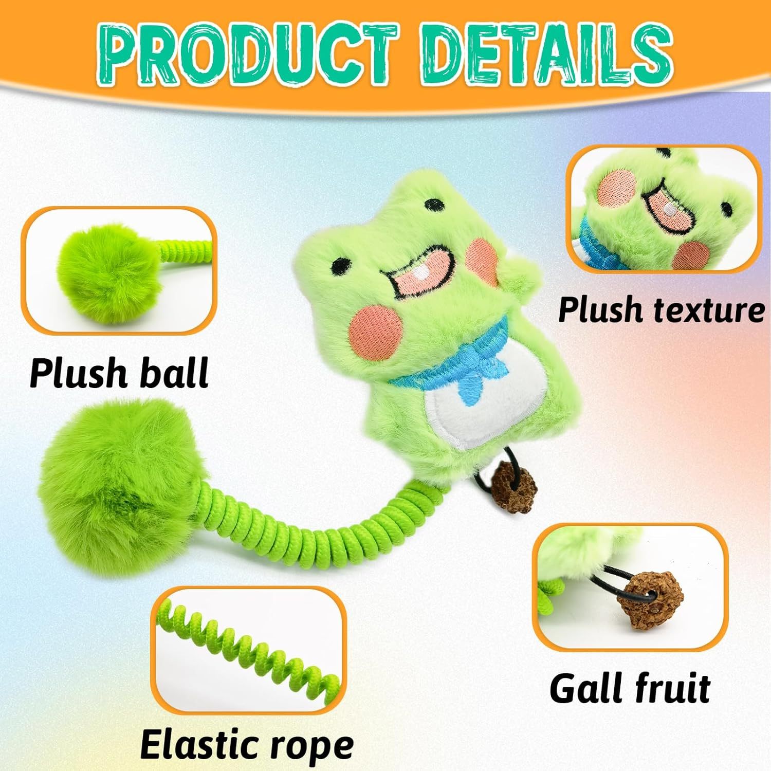 Jouets interactifs pour chat avec Silvervine et balle en peluche
