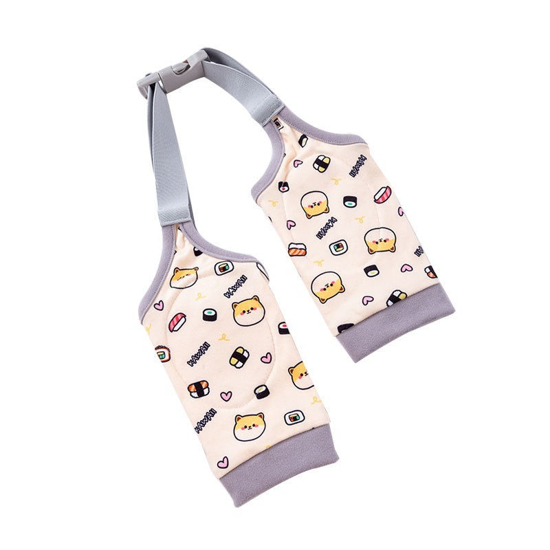 Ensemble de protège-genoux pour chien avec motif mignon, conçu pour le confort et le style de votre animal.