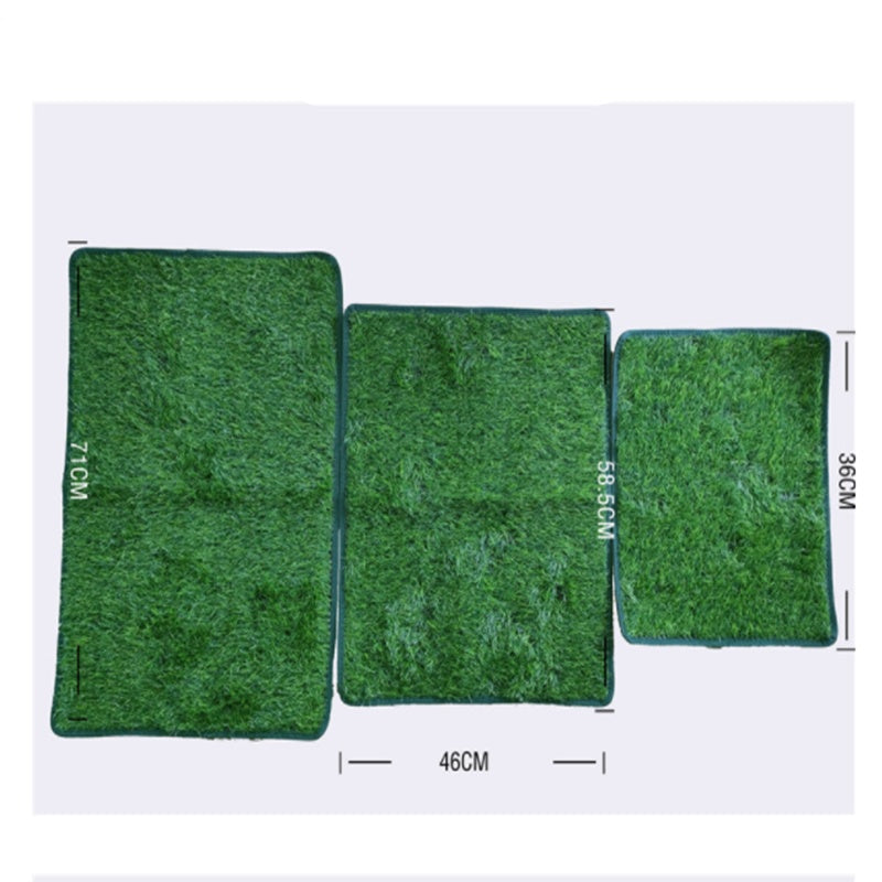 Tapis de Pipi pour Animaux Simulés en Pelouse Non-Glissant