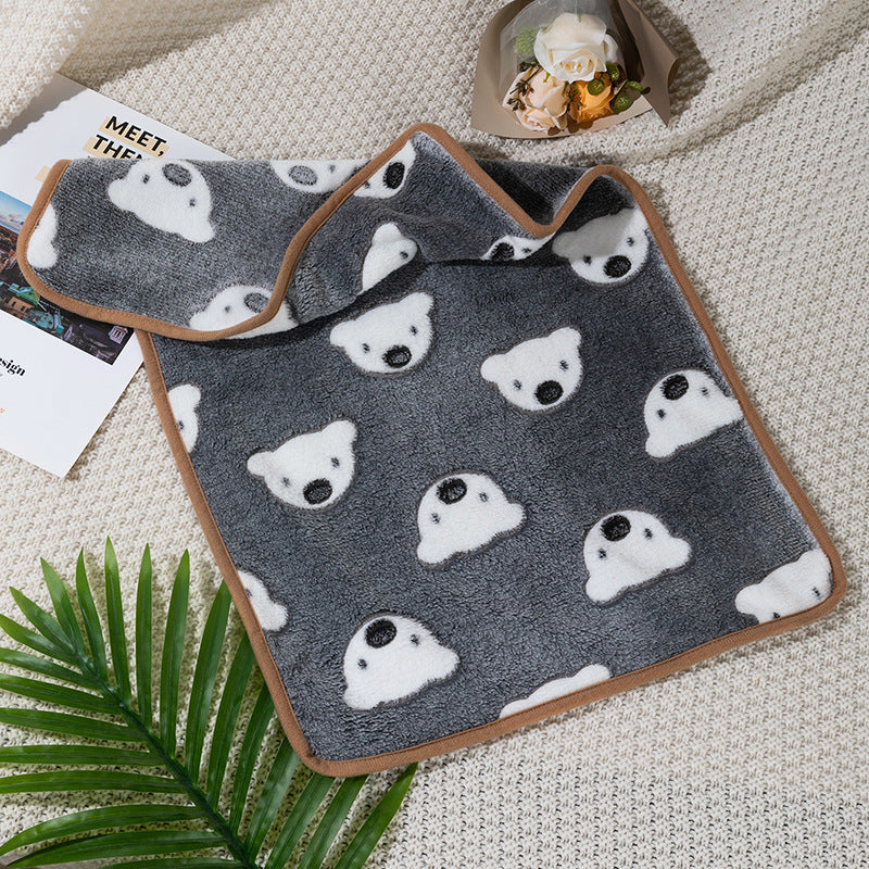 Couverture Thermique en Coral Fleece pour Chiens et Chats
