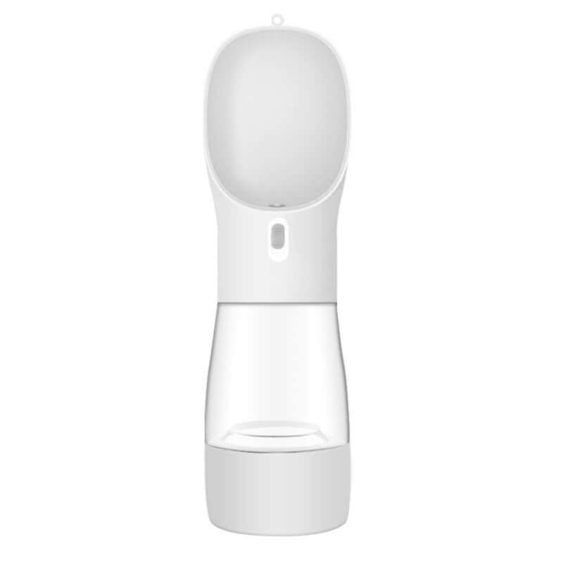 Bouteille d'eau portable pour chien, pratique pour les promenades et voyages avec animaux.